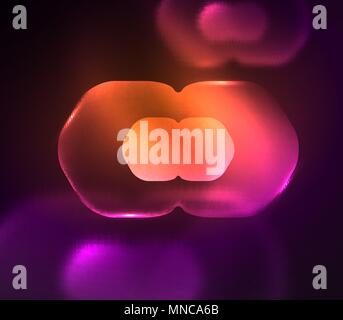 Sfocata esagoni trasparente sul buio, digitale sfondo astratto. Sfocata esagoni trasparente sul buio, digitale sfondo astratto. Hi-tech azienda moderna tecnologia o di sfondo o sfondo presentazione Illustrazione Vettoriale