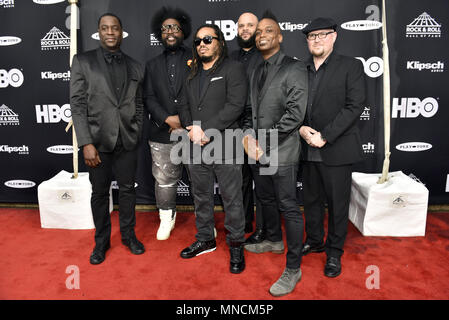 Xxxiii annuale di Rock & Roll Hall of Fame cerimonia di investitura pubblica all Auditorium di Cleveland, Ohio. Dotato di: Le radici dove: Cleveland, Ohio, Stati Uniti quando: 14 Apr 2018 Credit: Ray Garbo/WENN.com Foto Stock