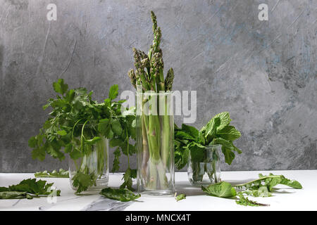 Asparagi verdi ang Foto Stock