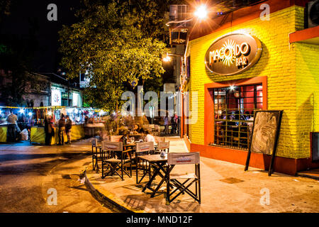 Bar nel quartiere Palermo. Buenos Aires, Argentina. Foto Stock