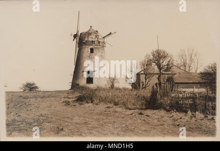 Vintage Fotografia di Chalton, Hampshire, Inghilterra, Regno Unito Foto Stock