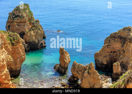 Ponta da Piedade, Lagos, Portogallo Foto Stock