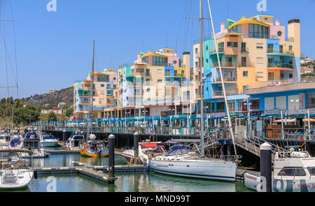 Marina di Albufeira, Algarve, PORTOGALLO Foto Stock