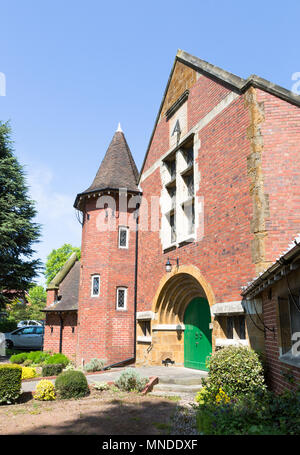 Il Quacchero Meeting House, Bournville, Birmingham REGNO UNITO Foto Stock