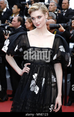 Cannes, Frankreich. 15 Maggio, 2018. Elizabeth Debicki frequentando il 'Solo: una Star Wars Storia' premiere durante la settantunesima Cannes Film Festival presso il Palais des Festivals il 15 maggio 2018 a Cannes, Francia | Verwendung weltweit Credito: dpa/Alamy Live News Foto Stock