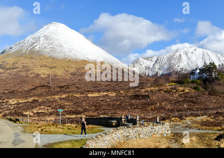 Cuillin mountain range, Isola di Syke, Scozia Foto Stock