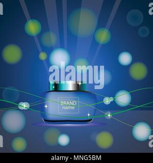 Bottiglie di profumo vettore Illustrazione Vettoriale