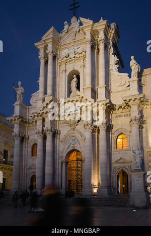 Duomo di Siracusa, Sicilia, Italia. Foto Stock