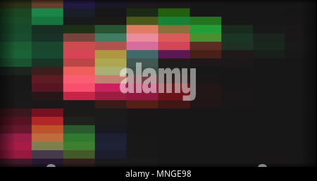 Colorato e astratto pixel sfocata sullo sfondo Foto Stock