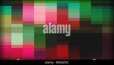 Colorato e astratto pixel sfocata sullo sfondo Foto Stock