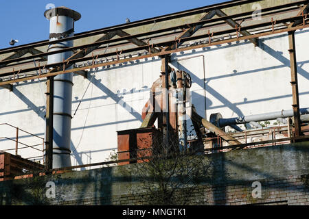 Costruzioni abbandonate a Bakers Quay in Gloucester,Inghilterra Foto Stock