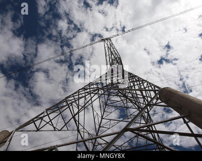 Torre elettrico in Huancayo - Perù Foto Stock