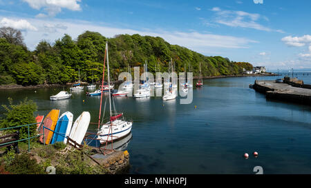 Aberdour Harbour in Fife, Scozia, Regno Unito Foto Stock