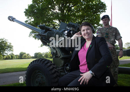 Edimburgo, Scozia. Regno Unito. 17 maggio 2018. La carità ABF i soldati con Ruth Davidson avvia la carità annuale competizione golf a Duddingston Campo da Golf. Edimburgo. Pak@ Mera/Alamy Live News Foto Stock