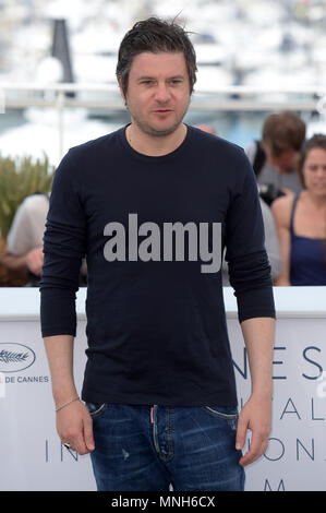 Cannes, Francia. Il 17 maggio 2018. Settantunesima Cannes Film Festival 2018, film Photocall 'Dogman'. Nella foto: Edoardo Pesce Credit: Indipendente Agenzia fotografica/Alamy Live News Foto Stock