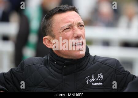 York, Regno Unito. 16 maggio 2018. Frankie Dettori Jockey Dante Festival 2018, ippodromo di York York Racecourse, York, Inghilterra 16 maggio 2018 Credit: Allstar Picture Library/Alamy Live News Foto Stock
