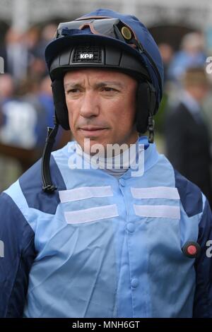 York, Regno Unito. 16 maggio 2018. Frankie Dettori Jockey Dante Festival 2018, ippodromo di York York Racecourse, York, Inghilterra 16 maggio 2018 Credit: Allstar Picture Library/Alamy Live News Foto Stock