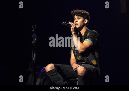 Nashville, Tennessee, Stati Uniti d'America. 25 Mar, 2018. NIC LUKEN durante il Nashville in concerto: TV finale celebrazione presso il Grand Ole Opry a Nashville, Tennesee Credito: Daniel DeSlover/ZUMA filo/Alamy Live News Foto Stock