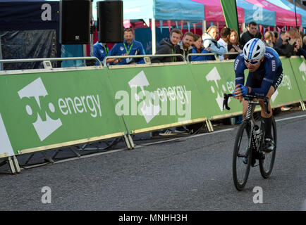 ABERDEEN, SCOZIA: 17 maggio 2018: Harry Tanfield è stata per lungo tempo un leader della gara ma finalmente finito quarto con la consolazione di punti per la vittoria nella sprint. Credito: Douglas MacKenzie/Alamy Live News Foto Stock