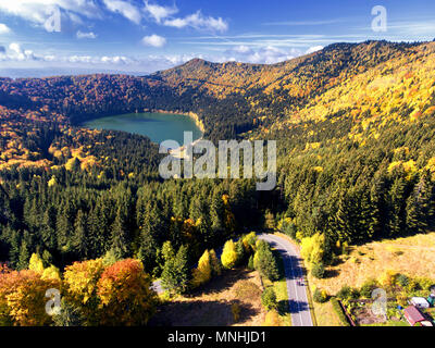 Santa Anna Lago, Transilvania, Romania Foto Stock