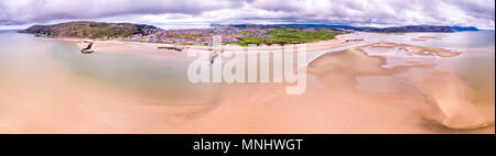 Vista aerea di Llandudno, Galles - Regno Unito. Foto Stock