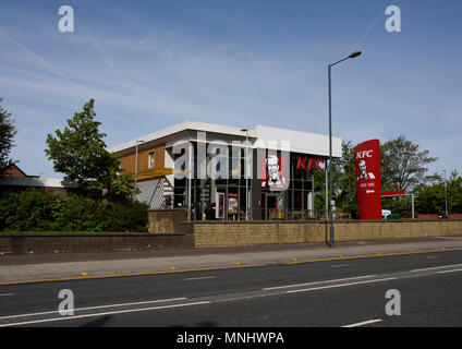 Ristorante di pollo fritto del Kentucky a prestwich Bury lancashire uk Foto Stock