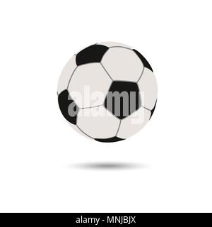 Football Icona vettore, soccerball Illustrazione Vettoriale