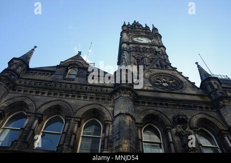 Middlesbrough Town Hall (costruito 1889, architetto George Gordon Hoskins), Corporation Road, Middlesbrough, England, Regno Unito, maggio 2018 Foto Stock