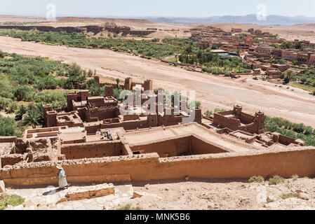 Ksar Ait Benhaddou, Ouarzazate, Marocco Foto Stock