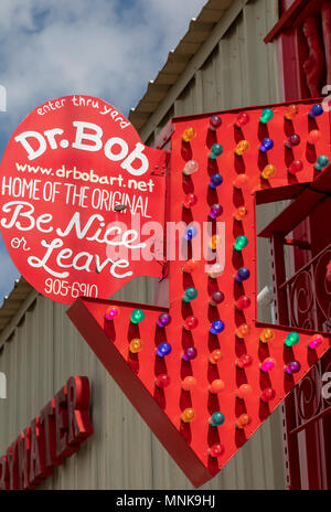 New Orleans, Louisiana - Il Dott. Bob art studio nel quartiere di Bywater. Foto Stock