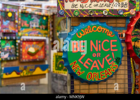 New Orleans, Louisiana - Il Dott. Bob art studio nel quartiere di Bywater. Foto Stock