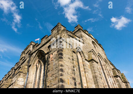 Breedon sulla torre della chiesa Hill Foto Stock