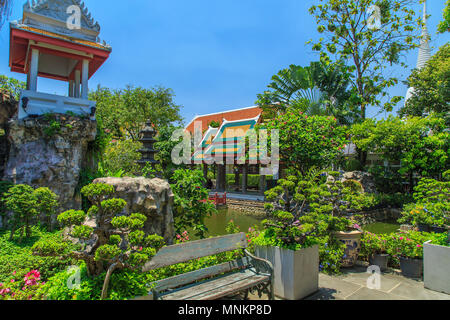 Tempio di Wat Prayoon (Turtle tempio a Bangkok, Thailandia. Foto Stock