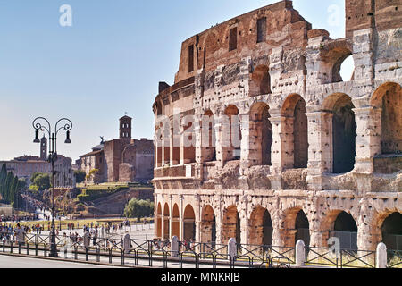 Colosseo Roma, Italia Foto Stock