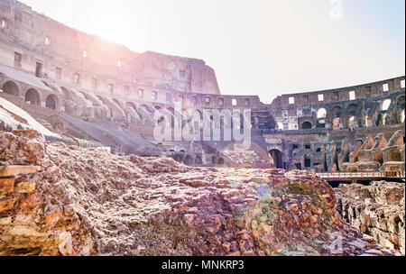 Colosseo Roma, Italia Foto Stock