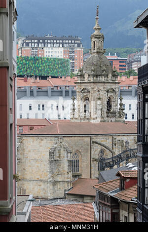 Chiesa di San Antonio il Grande, Iglesia de San Anton, Bilbao Vizcaya, Pais Vasco, Spagna, Foto Stock