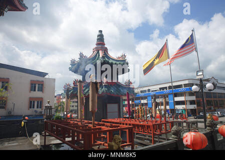 Tua Pek Kong Temple, Bintulu, Malaysia Foto Stock