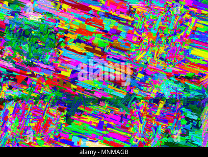 Abstract colorfully grafica digitale fotografia pittura Foto Stock