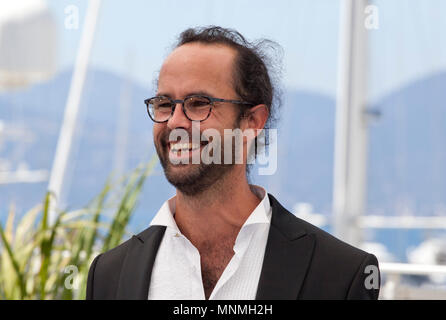 Cédric Herrou al Libre pellicola fotografica chiamata al momento della settantunesima Cannes Film Festival, venerdì 18 maggio 2018, Cannes, Francia. Photo credit: Doreen Kennedy Foto Stock