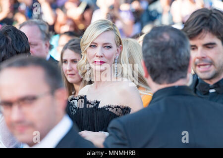 Cannes, Francia. Il 17 maggio 2018. Cate Blanchett assiste il Capharnaum Premiere durante la settantunesima annuale di Cannes Film Festival presso il 17 maggio 2018 a Cannes, Francia Credito: BTWImages/Alamy Live News Foto Stock