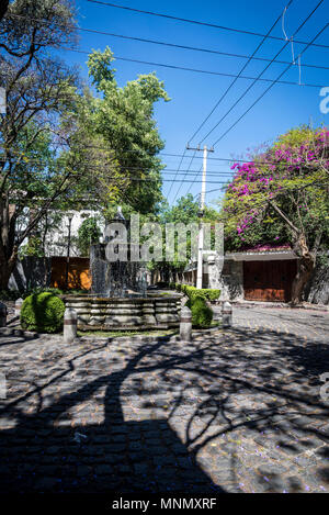 Peluche Chimalistac residenziale - San Ángel distretto, Città del Messico, Messico Foto Stock