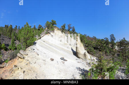 Tenerife - formazione di roccia lunare Paisaje Foto Stock