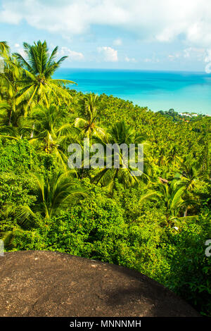 Meravigliosa vista da Koh Samui in Thailandia Foto Stock