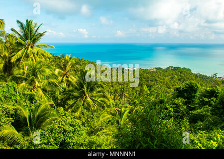 Meravigliosa vista da Koh Samui in Thailandia Foto Stock