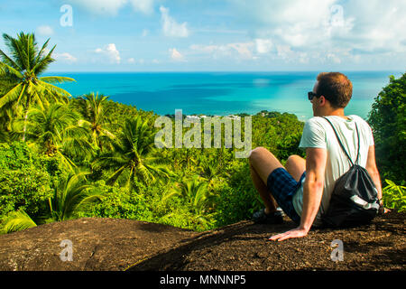 Meravigliosa vista da Koh Samui in Thailandia Foto Stock