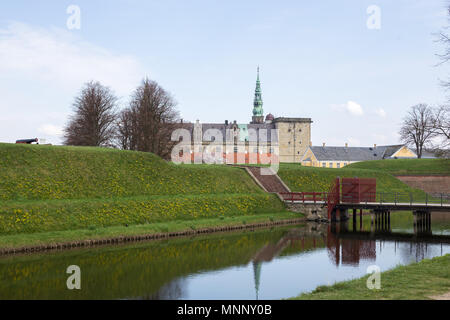 Il Castello di Kronborg in Danimarca Foto Stock