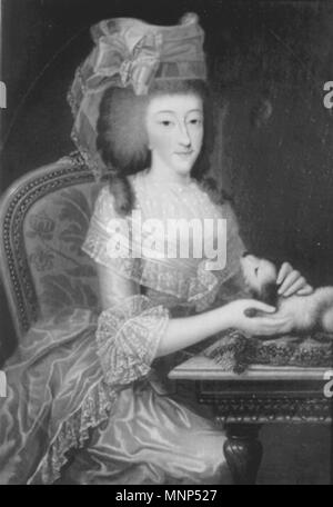 . Inglese: ritratto della Principessa Maria Teresa di Savoia (1756-1805) . circa 1791. 956 Panealbo - Maria Teresa di Savoia Foto Stock