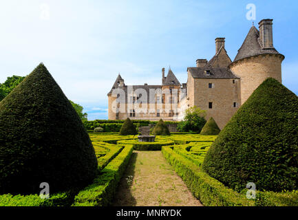 Francia, Lot, Quercy, Valle della Dordogna, Saint Jean Lespinasse, Chateau de Montal // Francia, lotto (46), Quercy, vallée de la Dordogne, Saint-Jean-Lespinas Foto Stock