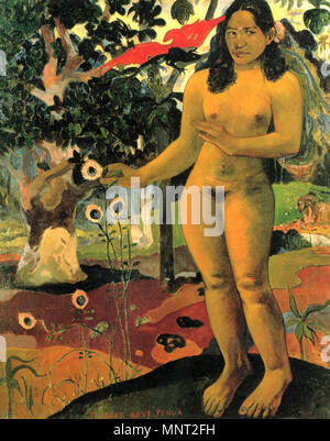 Il tahitiano: Te navata navata Fenua il delizioso paese 1892. 965 Paul Gauguin 069 Foto Stock