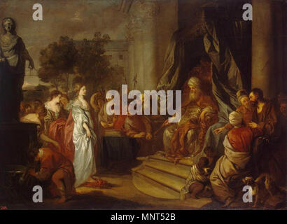 Inglese: la prova del fuoco tra il 1640 e il 1660. 976 Peter Lely - la prova del fuoco - WGA12649 Foto Stock